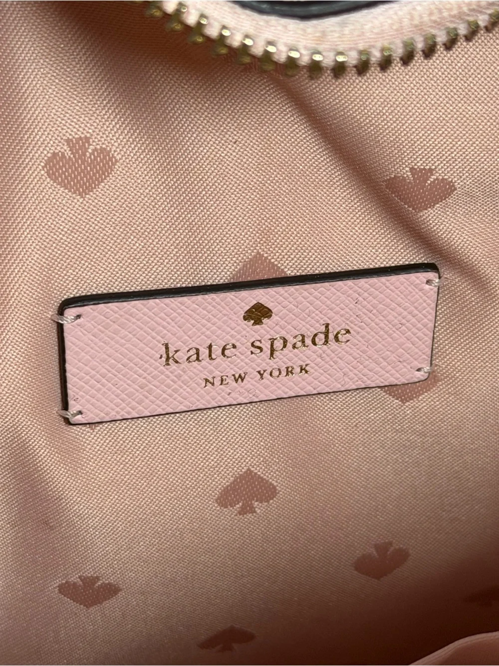 kate spade pale pink heart-shaped mini crossbody